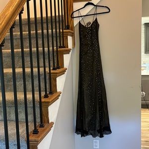 Black Long Formal Dress w/ Beading